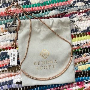 Kendra Scott “Scottie” Necklace in Rose Gold